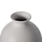 Uniquewise Modern Inkwelll Bottle Shaped Ceramic Table Vase Flower Holder, White 4 Inch QI004366.S.WT - alternate 3